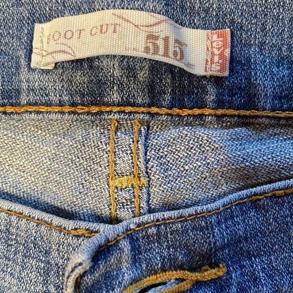 Levi’s 515 Jeans Bootcut Medium Wash Blue Jeans - Picture 4 of 13